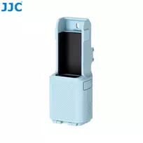 JJC 2-in-1 apsauginis dėklas ir magnetinis laikiklis, skirtas DJI Osmo Pocket 4 / 3 - mėlynas