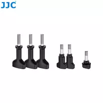 JJC SK-6 M5 nykščiai varžtai veiksmo kameroms (6 vnt., juodi)