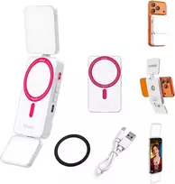 ULANZI GL01 GlowUp MagSafe LED apšvietimas selfiems, iPhone, 2500K-9000K, CRI 97, baltas
