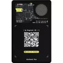 Rolling Square AirCard Pro Bluetooth sekimo kortelė, skirta Apple Find My - juoda
