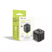 Mobile Origin Travel Adapter PW30 EU/UK/US/AUS, juodas