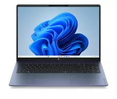 HP OmniBook 3 16 colių 2.5K OLED nešiojamas kompiuteris - Intel Core Ultra 5 120U, 16GB RAM, 512GB SSD, Windows 11 Home, tamsiai mėlynas