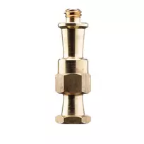 Manfrotto dvigubas smeigės adapteris Super Clamp 035 serijai, 3/8 inch-16 sriegis, žalvarinis, 60mm
