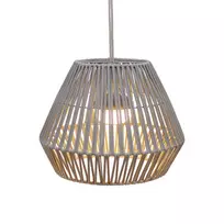 NewGarden Conta įkraunamas LED pakabinamas šviestuvas, taupe pilka, 2,5W, 180lm, liečiamas reguliatorius, IP44, USB-C, 2000mAh