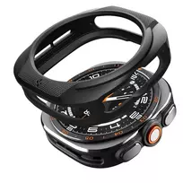 Spigen Liquid Air dėklas, skirtas Samsung Galaxy Watch Ultra 2 2026 (47mm) - matinė juoda