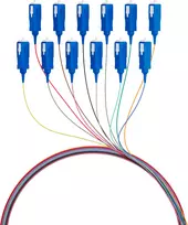 EFB Elektronik Fibre Pigtail SC 9/125 OS2 12 spalvų rinkinys 2m – vienmodis kabelis/Adapterių rinkinys