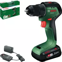 Bosch PSR 18V-60 akumuliatorinis gręžtuvas-suktuvas su 2,5 Ah baterija ir įkrovikliu