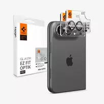 Spigen Glas.Tr Camera EZ FIT Optik Pro apsauga fotoaparato objektyvui, skirta Apple iPhone Fold, balta, 2 vnt.
