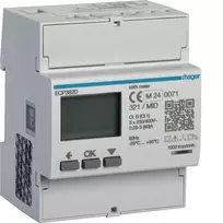 Hager ECP382D trifazis energijos skaitiklis, tiesioginės jungties 80A, 4M, S0, MID