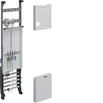 Hager ZH32P7KT komplektinis skaitiklių laukas 1050x250mm, 3 fazių, 1 skaitiklio vieta, 10mm² su atjungimo funkcija