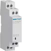 Hager EUU100 fazių stebėjimo relė, 3 fazių, 1 perjungiamasis kontaktas, 3x230/400V AC