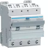 Hager ADM420QC RCBO 4P 6kA B20A 30mA A tipo QuickConnect