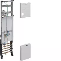 Hager ZH33Q7NT universZ komplektinis apskaitos laukas 1050x250mm, 3 fazių, 1 skaitiklio vieta, 10mm² su atjungimo funkcija