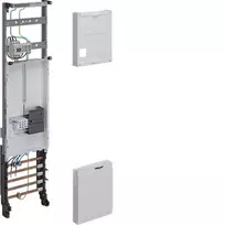 Hager universZ komplektinis laukas ZH33W7NT, 3 fazių, 1 skaitiklio vieta, 10 mm², 1050x250 mm