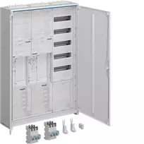 Hager universZ elektros skaitiklių spinta 2 skaitiklių vietos 3 laukai 1100mm balta IP31 ZB33SEQ25EN