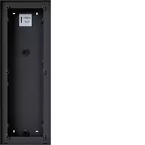 Hager REW410X paviršinio montavimo vaizdo durų telefono korpusas Mono 6/8 mygtukų moduliams, baltas