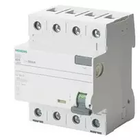 Siemens SENTRON 5SV36448 diferenciálinių srovių apsauginis automatinis jungiklis, A tipo, 40 A, 300 mA, 4 polių, 400 V, selektyvus