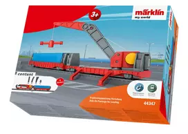 Märklin World 44347 H0 papildymo rinkinys su kranu vagonu