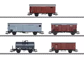 Märklin 46575 H0 BLS Ae 6/8 5 vagonų krovininis traukinio rinkinys