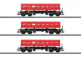 Märklin 48458 H0 3 vagonų šoninis iškrovimo vagonų rinkinys Fas, DB Schenker Rail Polska S.A.
