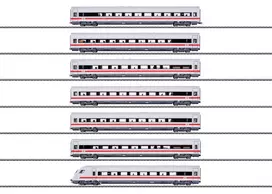 Märklin 042930 H0 ICE greitaeigio traukinio vagonų rinkinys su 7 vagonais, DB AG, 1:87 mastelis