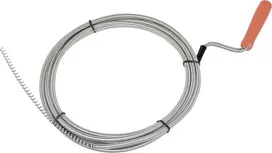 Brüder Mannesmann kanalizacijos valymo spiralė 6 mm x 3 m su smailiu antgaliu 49903