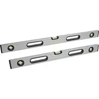 BRÜDER MANNESMANN 80880 gulsčiukas, 3 akutės, 800 mm, dvigubai briaunuotas aliuminis