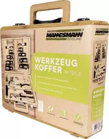BRÜDER MANNESMANN MAN 29001 24 dalių įrankių rinkinys bambukiniame dėkle M29001
