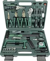 Brüder Mannesmann M29074 74 dalių DIY rankinių įrankių rinkinys su dėklu