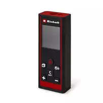 Einhell TC-LD 60 R lazerinis atstumo matuoklis, 60 m, plotas, tūris, Pitagoras, IP54, apšviestas LCD ekranas, Soft Grip, su dėklu ir baterijomis 2270082