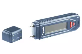 KWB 012100 drėgmės matuoklis su LCD ekranu ir smaigais medienai bei statybinėms medžiagoms