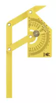 KWB 065800 plastikinis kampamatis su fiksavimo varžtu, 0-180°, 200 mm ilgio kojelės