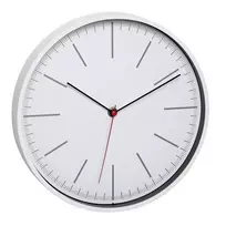 TFA Dostmann 60.3049.02 apvalus baltas kvarcinis sieninis laikrodis