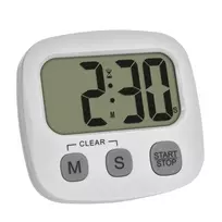 TFA Dostmann 38.2057.02 skaitmeninis chronometras, baltas