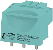 Siemens SIRIUS 3RV19275AA00 jungties modulis 3RV2 variklio starterio apsaugams ir 3RT2 kontaktoriams, dydis S0, 3 polių