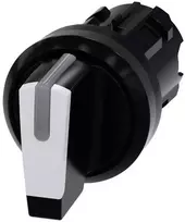 Siemens SIRIUS ACT perjungiklio priekinis elementas, plastikinis, baltas, 2 padėčių, fiksuojamasis, 22 mm 3SU1002-2BP60-0AA0