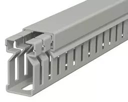 OBO BETTERMANN 6178003 PVC kabelių kanalas 2000x15x30 mm, pilkas, su plyšiais