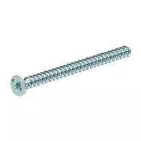 OBO Bettermann 2003279 prietaisų varžtai M4 x 10 mm, cinkuotas plienas, pusapvalė galvutė Phillips PZ2, 50 vnt. pakuotė