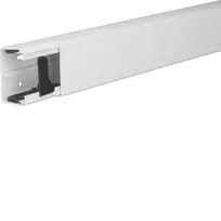 Hager LFE4006009016 apsauginis nuo UV spinduliuotės kabelių kanalas 40x60 mm, 2 m, baltos spalvos