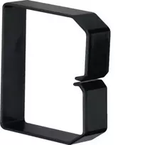 Hager B800803 juodas PVC kabelių kanalas 80x80mm 2m