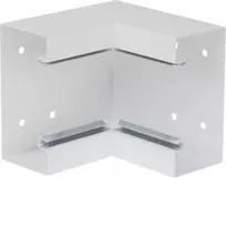 HAGER BRS651304 vws vidinis kampas nuo bazinio profilio 68x130mm plieno skarda eismo balta RAL 9016 BRS6513049016