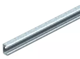 OBO Bettermann MS serijos C profilio laikiklio kanalas 40x22 mm, presuotai cinkuotas plienas, 4920 mm ilgio, su skylėmis 6007244