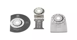 FEIN E-Cut Long-Life Starlock pjūklelių rinkinys, 3 dalių, Bi-Metal, skirtas MultiMaster AMM 500 Plus Select, AMM 700 Max Top, AMM 700 Max Select 35222967110