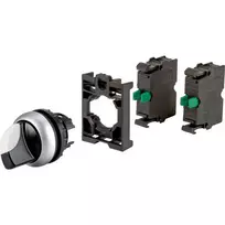 Eaton M22 raktinis perjungiklis, 2 padėčių, fiksuojamas, 2 NO kontaktai, juodas 110922