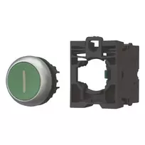 Eaton M22-D-G-X1-K10-BVP mygtukas su plastikiniu priekiniu žiedu, žalias, 1 NO 110937