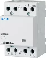 EATON Z-SCH230/40-40 Instaliacinis kontaktorius, 4 NO, 40 A, 230 V AC ritė 248852