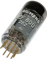 Siemens EF 800 = EF 860 elektroninė lempa, Noval cokolis, 1 vnt.