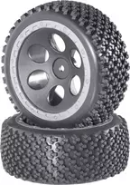 Reely 1:10 Buggy komplektiniai ratai Rally Hole-Design pilki 4 vnt. (RE-6549729)