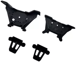 Reely RE-9043704 Aliumininis amortizatorių bokštelių rinkinys 1:10 RC automobiliams (priekinis ir galinis, mėlynas)