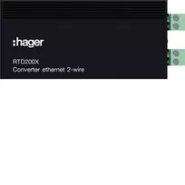 Hager RTD200X IP į 2 laidų konverteris durų interkomų sistemoms